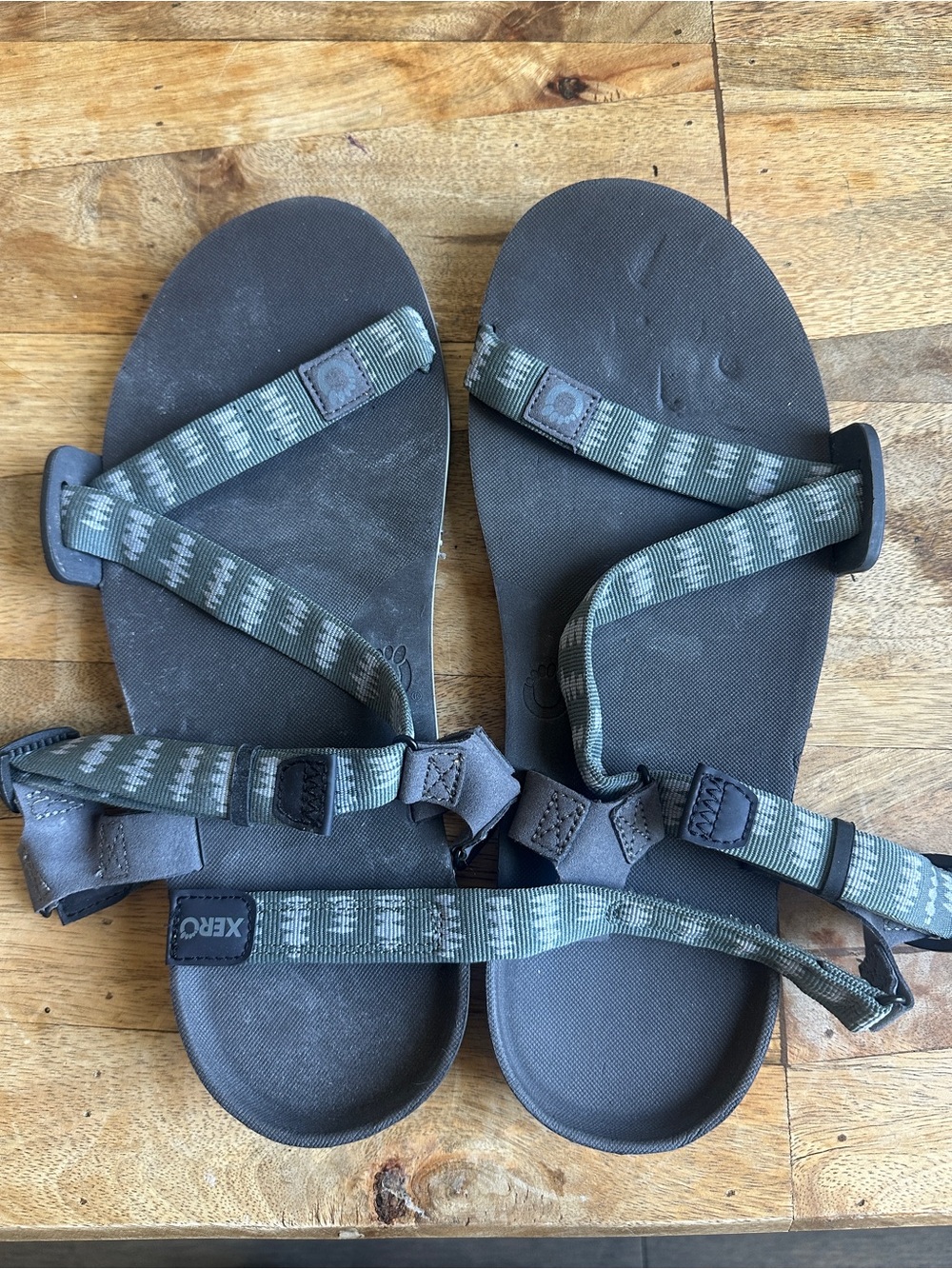 Xero Outdoor Webbing Strap Sandals in Olive Green